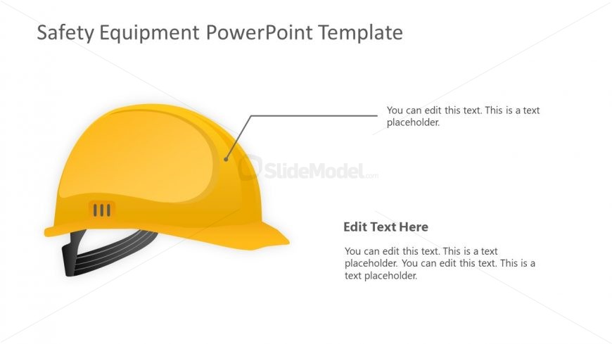 PowerPoint Slide of Helmet for Wokers