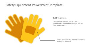 PowerPoint Shapes of Safety Gloves 