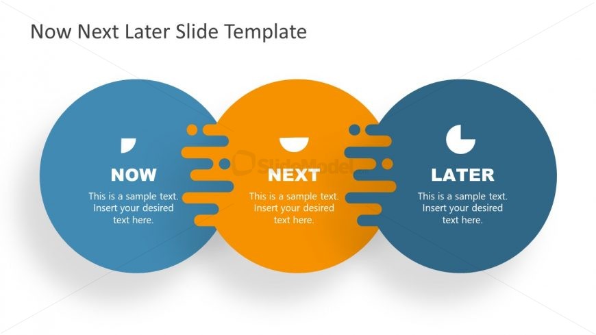 Presentation of 3 Steps Roadmap Circles Diagram