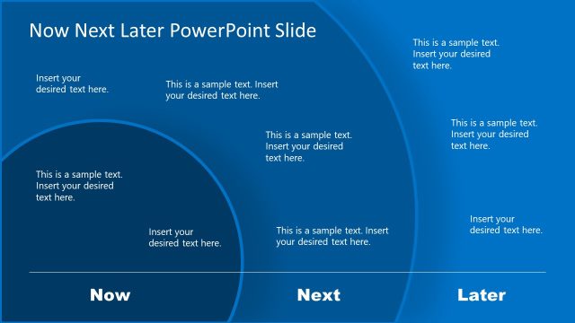 Now Next Later PowerPoint Slide Template