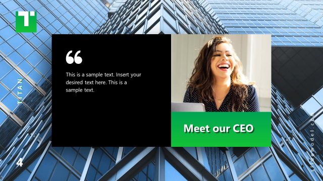 Titan Business PowerPoint CEO Slide
