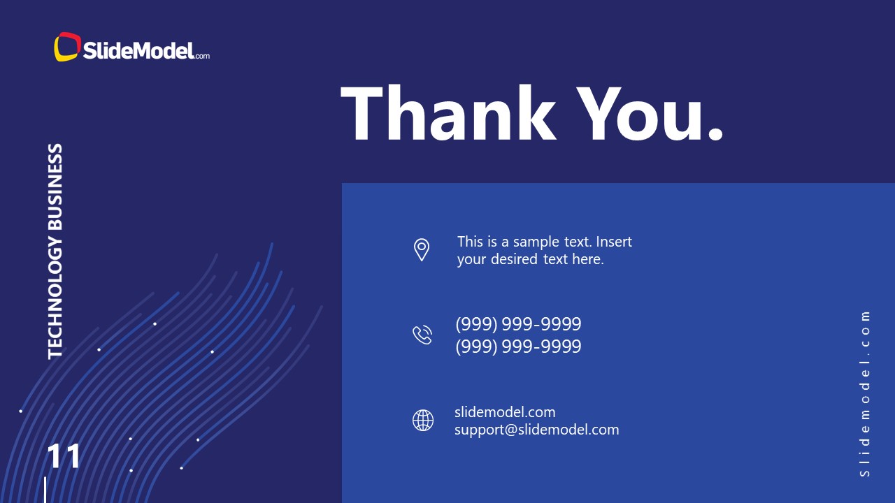 Technology Presentation Thank You PowerPoint - SlideModel