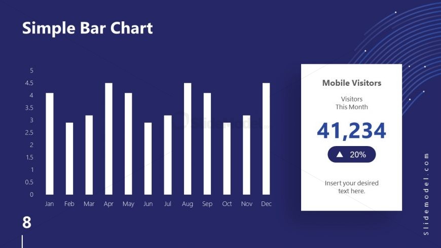 Business PowerPoint Bar Chart Technology Slide