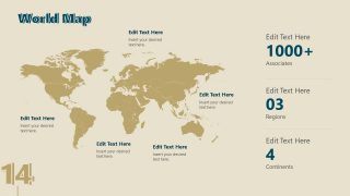 Business Presentation for Retro World Map SLide