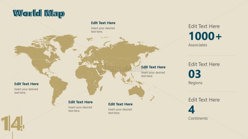 Business Presentation for Retro World Map SLide