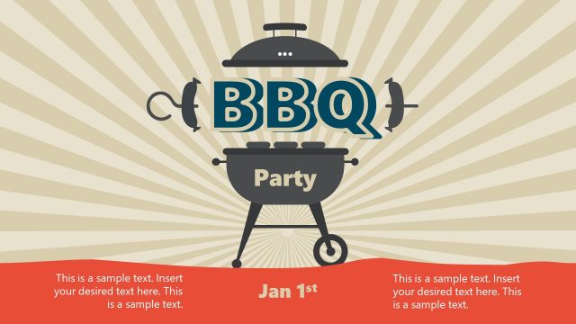 Retro PowerPoint Contact Template