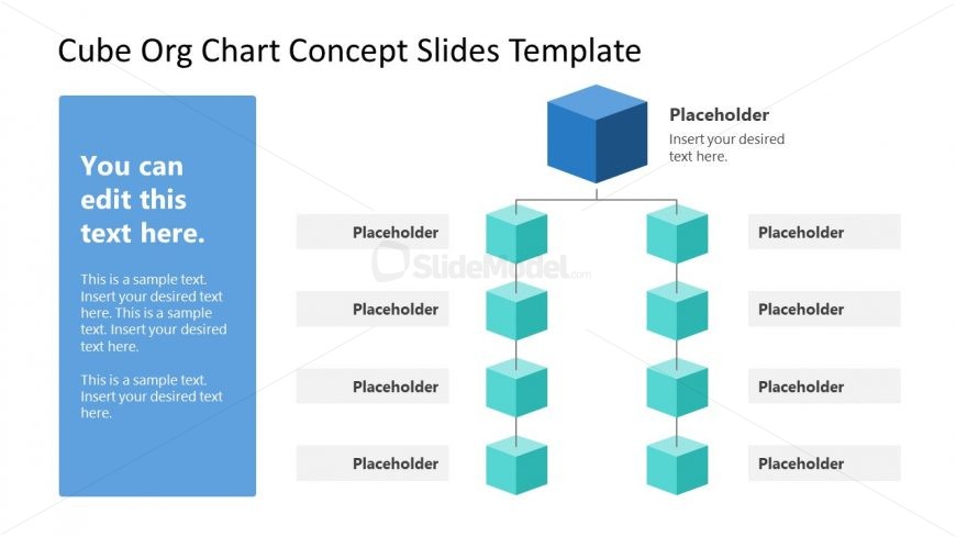 Multi Level Hierarchy Org Chat PowerPoint 