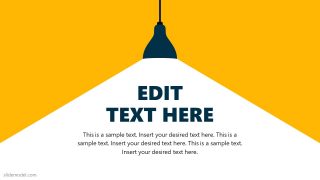 Slide of Pendent Light PowerPoint