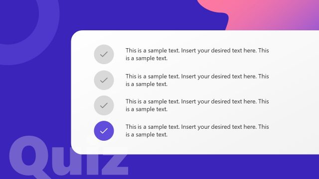 Quiz Maker Toolkit Multiple Choice Test Slide