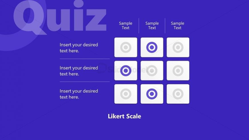 Slide of Likert Scale Questions Quiz Maker 