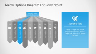 Arrow Bars Template 3 Segment Slide