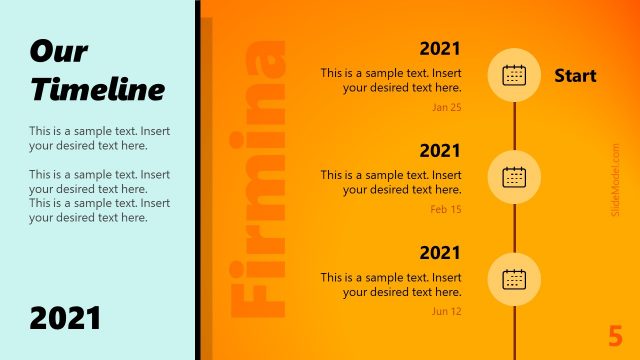 Firmina PowerPoint Timeline Template