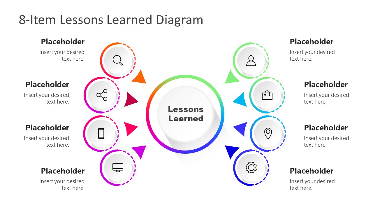 lessons-learned-diagram-powerpoint-template-slidemodel