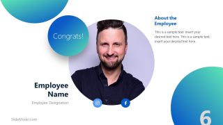 Editable Team Introduction Employee Spotlight