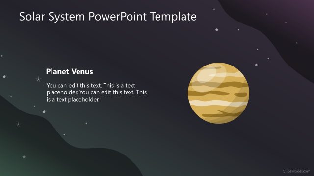 Venus Planet Slide PowerPoint Template