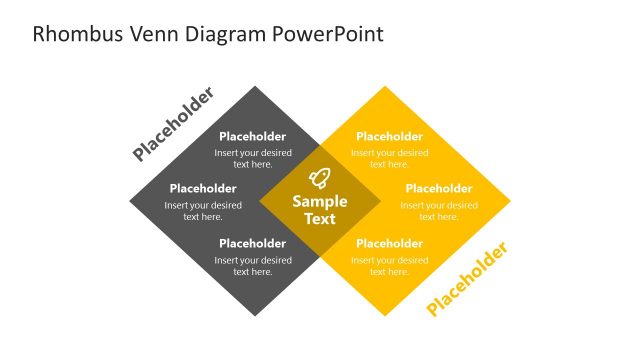 2 Items Comparison Venn Diagram PPT