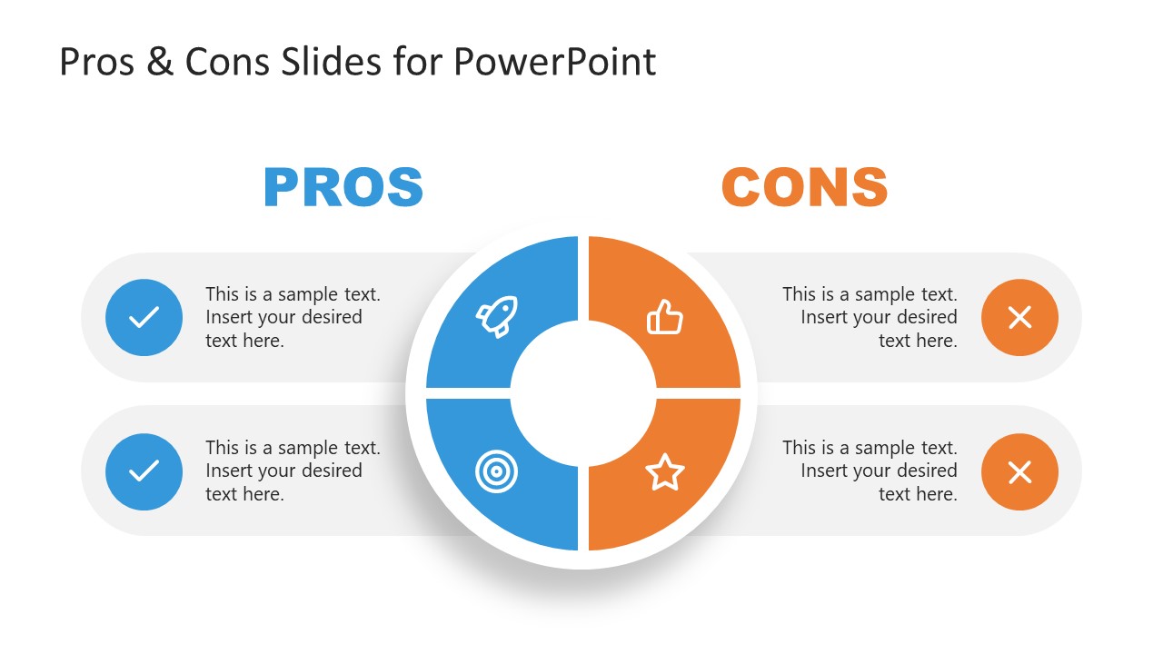 Pros And Cons Slide Template For Powerpoint Slidemodel 8881