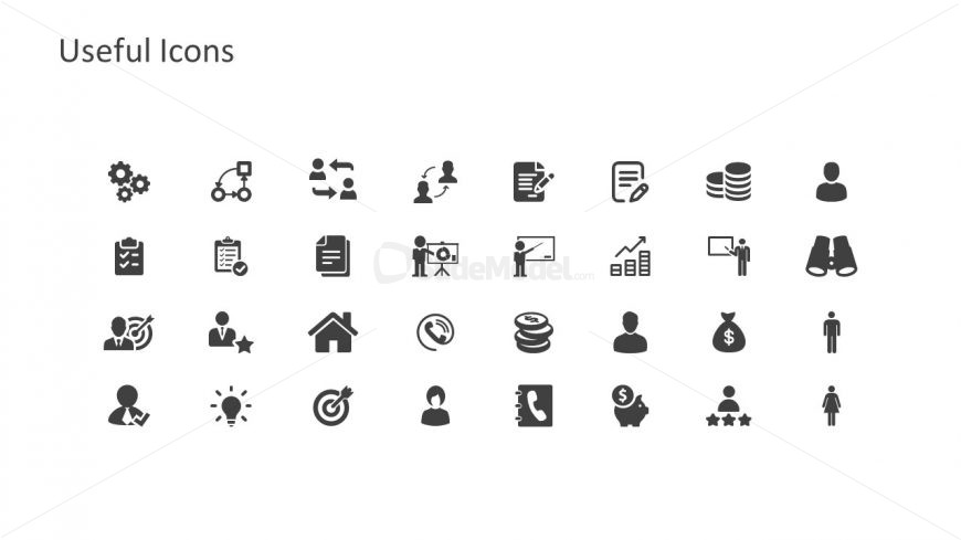 PowerPoint Icons for Infographic Diagram