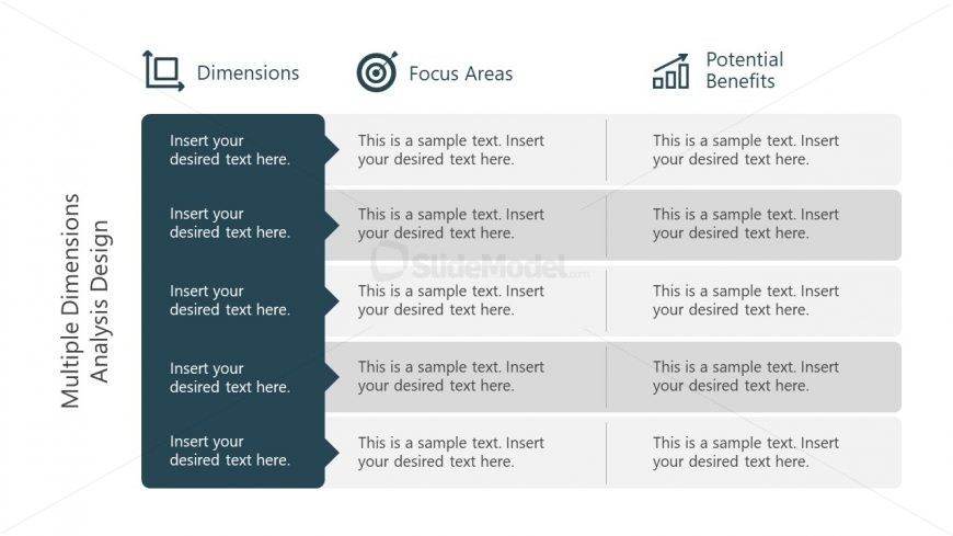 Business Analysis Multiple Dimension PPT