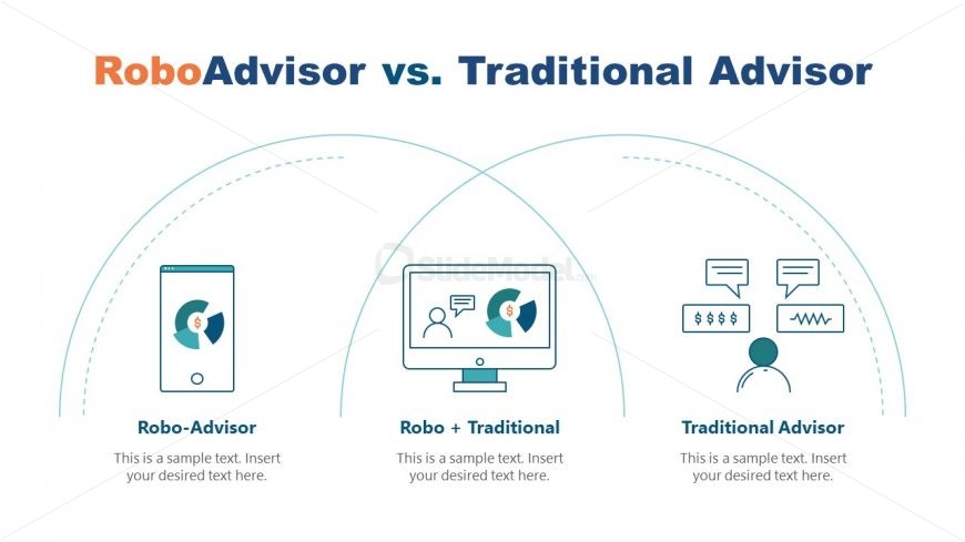 PowerPoint Comparison Robo-Advisor Traditional Investment 