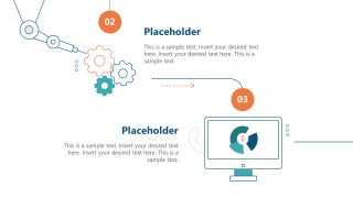 PPT Robo-Advisor Timeline Diagram Template