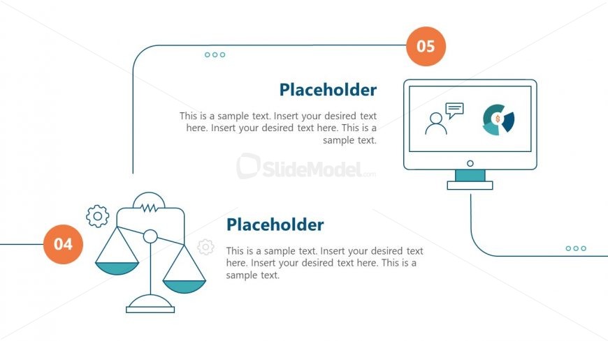 PPT Robo-Advisor Animated Diagram Template