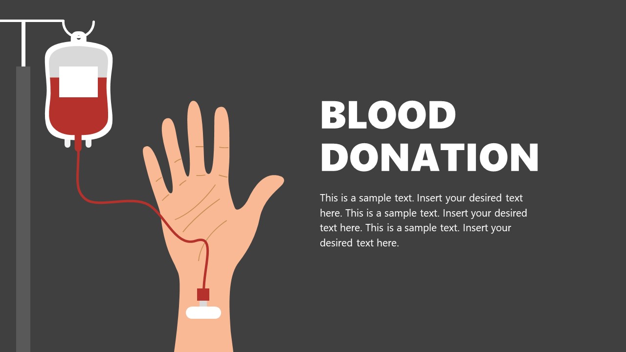 Blood Donation PowerPoint Template - SlideModel