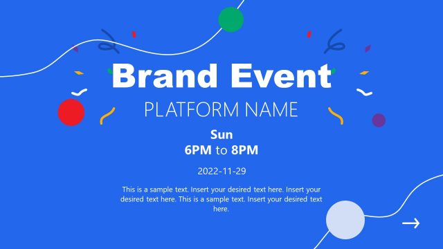 Brand Event PowerPoint Virtual Festival Template