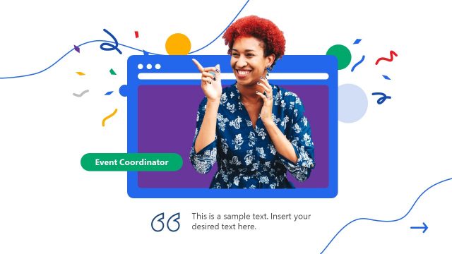 Computer Screen Virtual Party Theme PPT