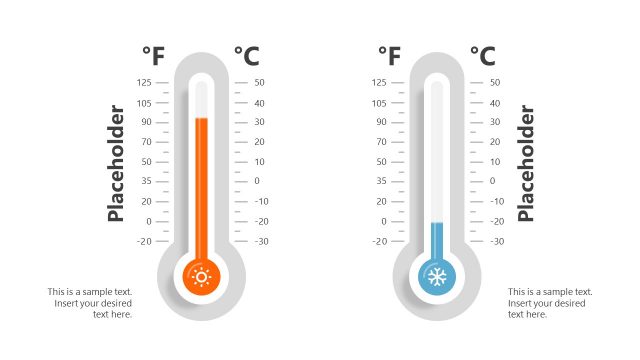 Thermometer Slide Template for PowerPoint