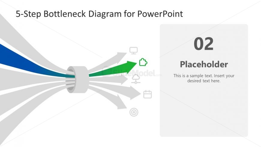 Presentation of 5 Arrows Infographic Step 2