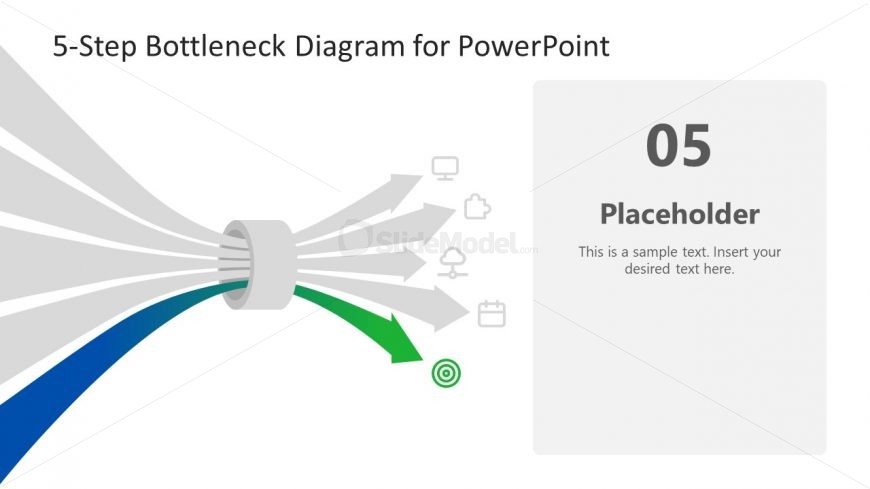 Presentation of 5 Arrows Infographic Step 5