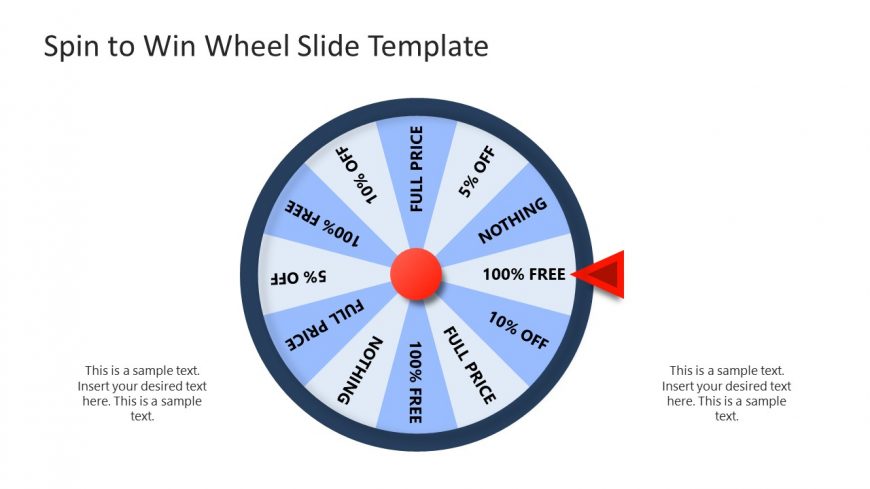 Animated Wheel Spinning Template Design