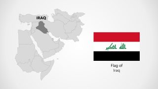 Outline Map Template of Region and Iraq