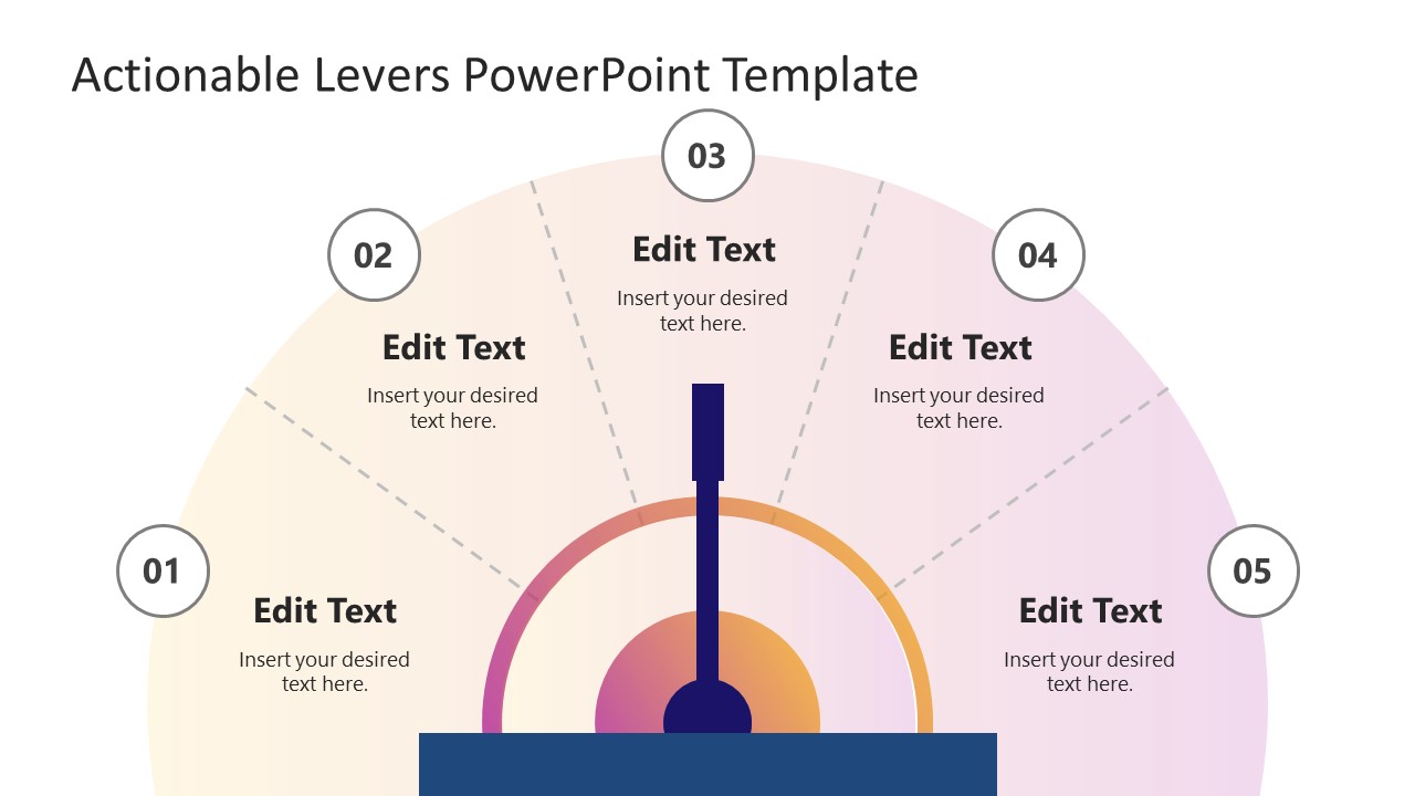 Slide of 5 Stages of Lever Template