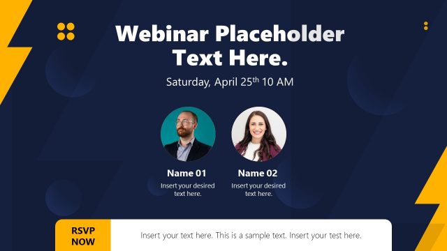 Webinar Cover 2 Speakers PowerPoint