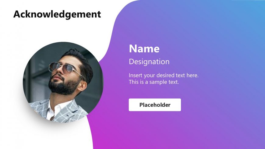 Acknowledgment Slides Employee Three Template
