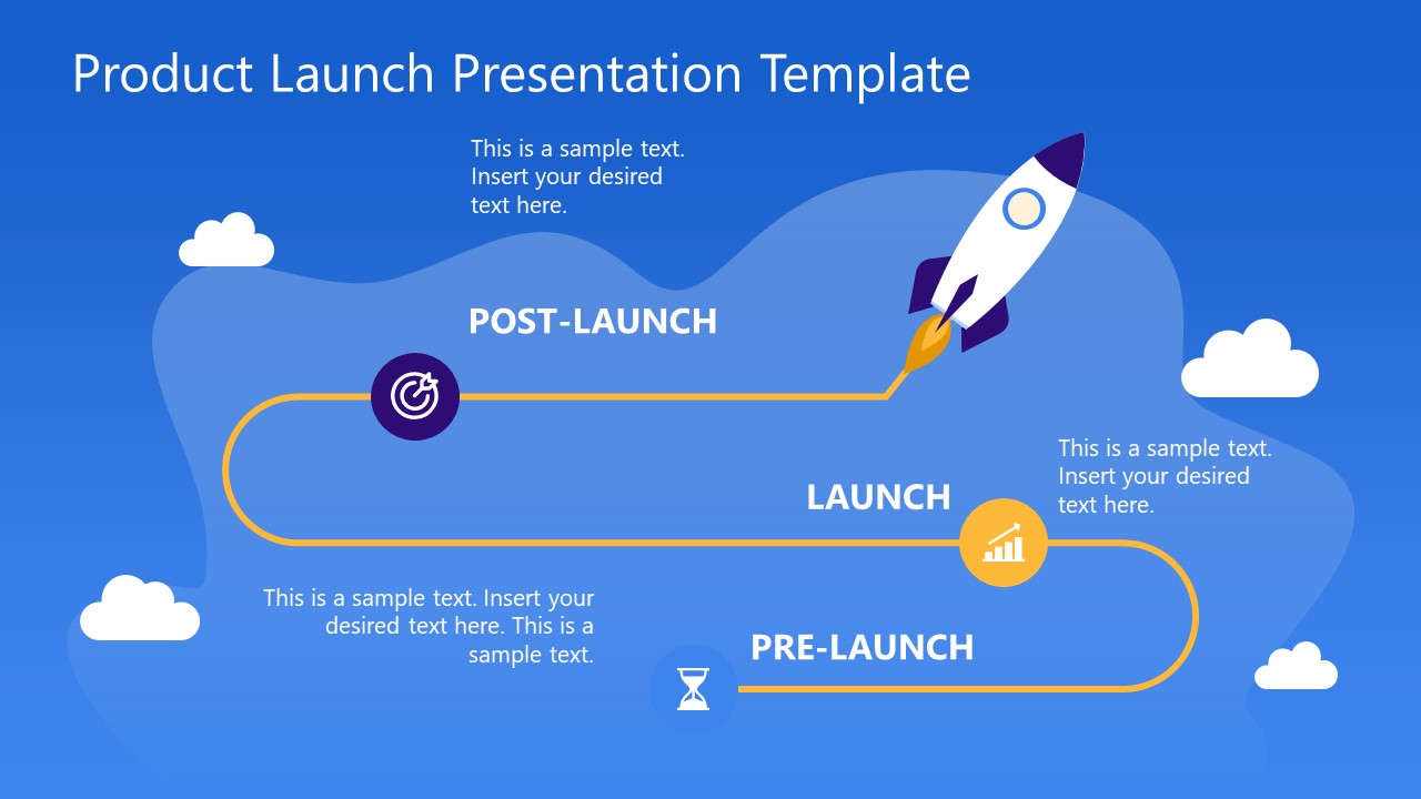 Product Launch Stages PowerPoint Diagram - SlideModel