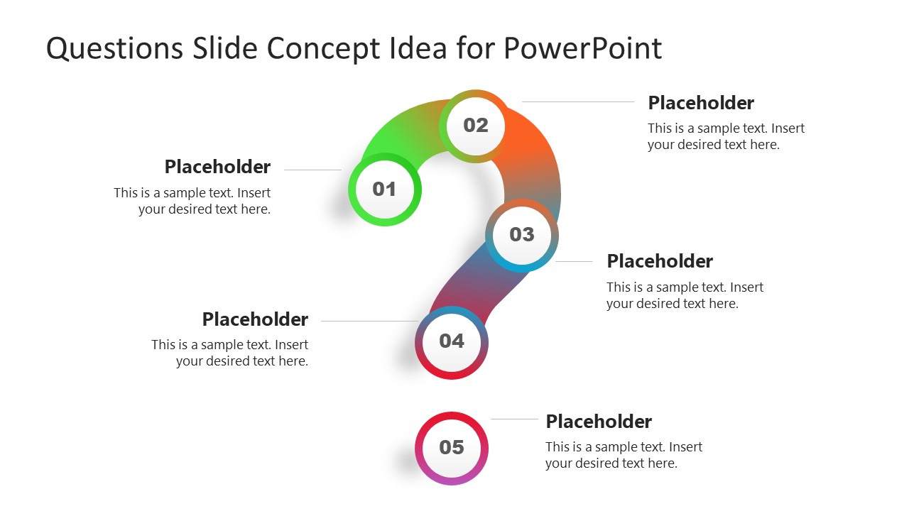 PowerPoint Question Slide Concept Diagram 