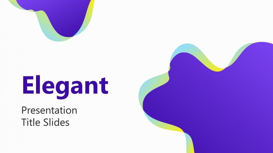 PPT Templates Background Fluid Design