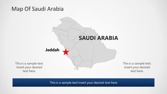 Jeddah City PowerPoint Map