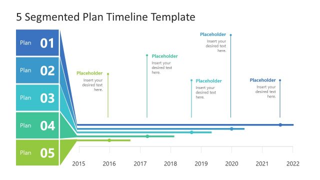 5 Segments Timeline Plan Template