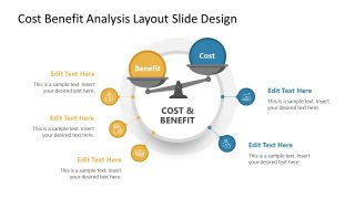 Cost-Benefit Analysis PowerPoint Digram