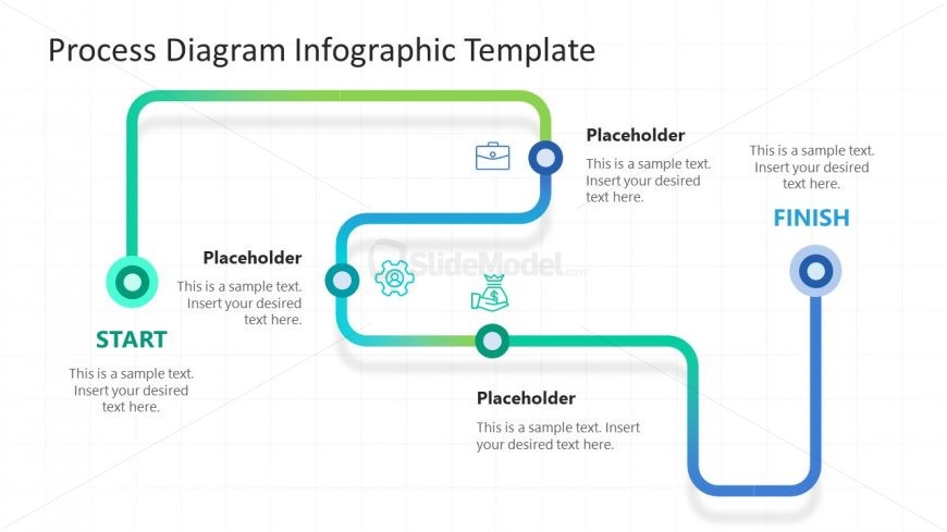 Process Diagram Template PowerPoint
