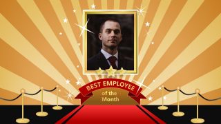 PowerPoint Template Employee of the Month