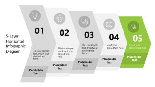 5-Step Infographic Diagram Template