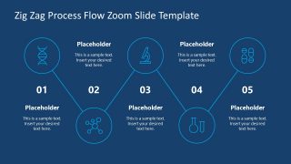 Zig-Zag Process Flow Zoom PowerPoint Slides