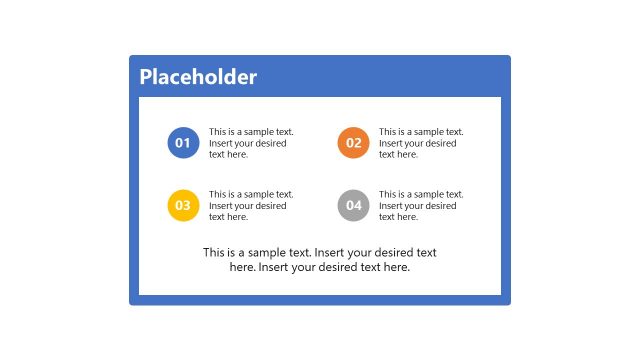 Slide Showing 4-Steps of Process