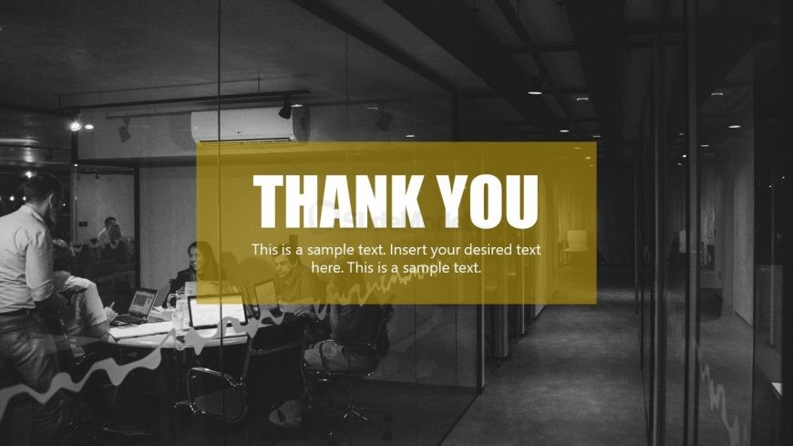 ThankYou Slide Template for Consulting Report