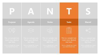 PANTS Framework Tasks Slide Template